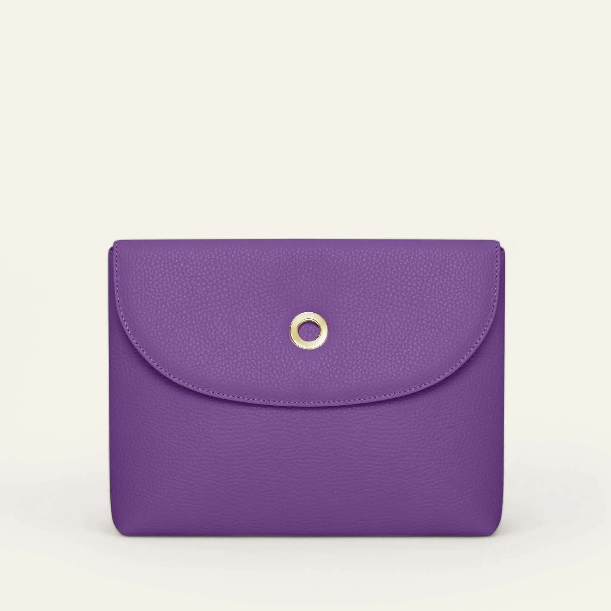 Jasmine Crossbody | Amethyst with Gold hardware