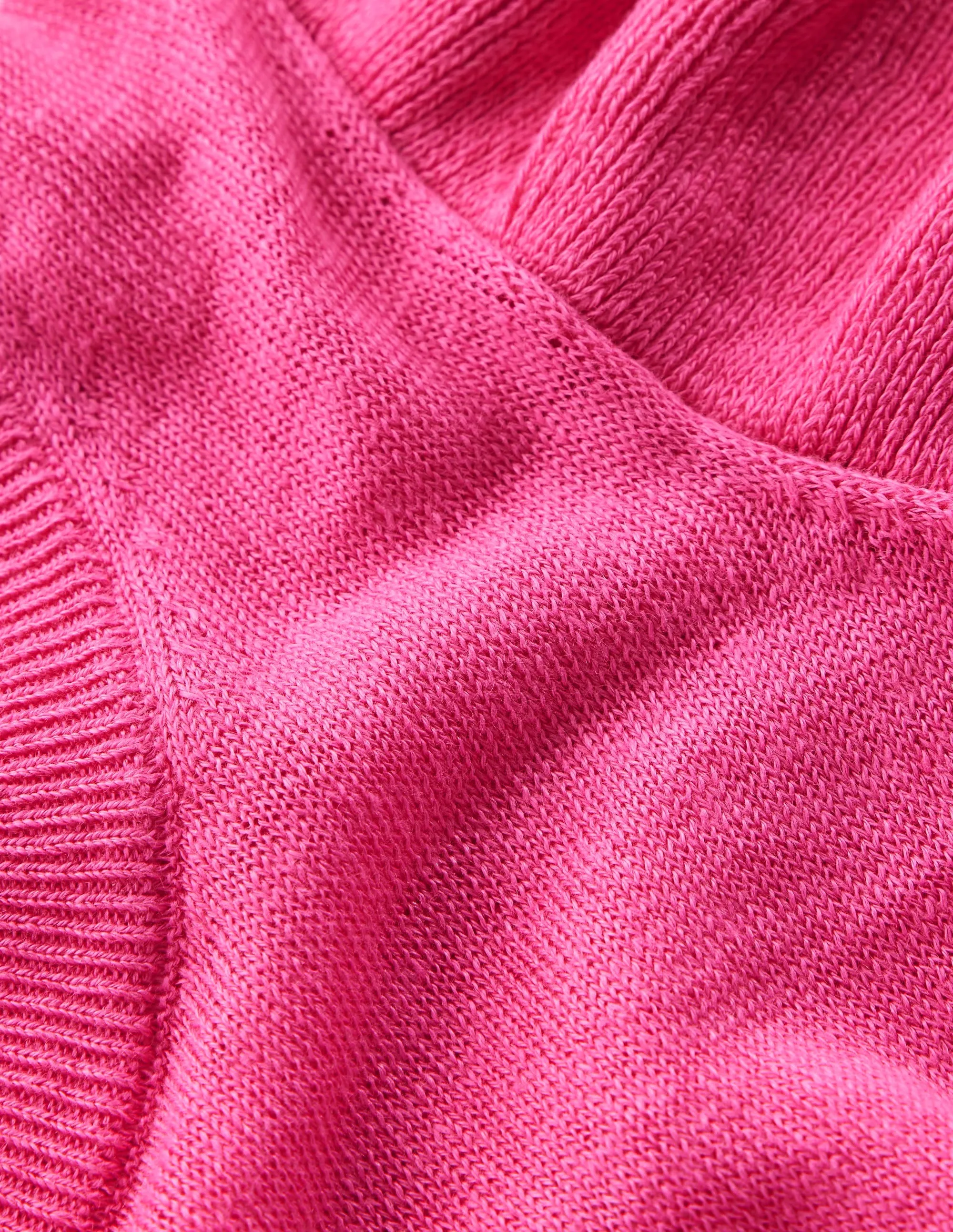 Josie Frilled Linen Tank-Sorbet Pink
