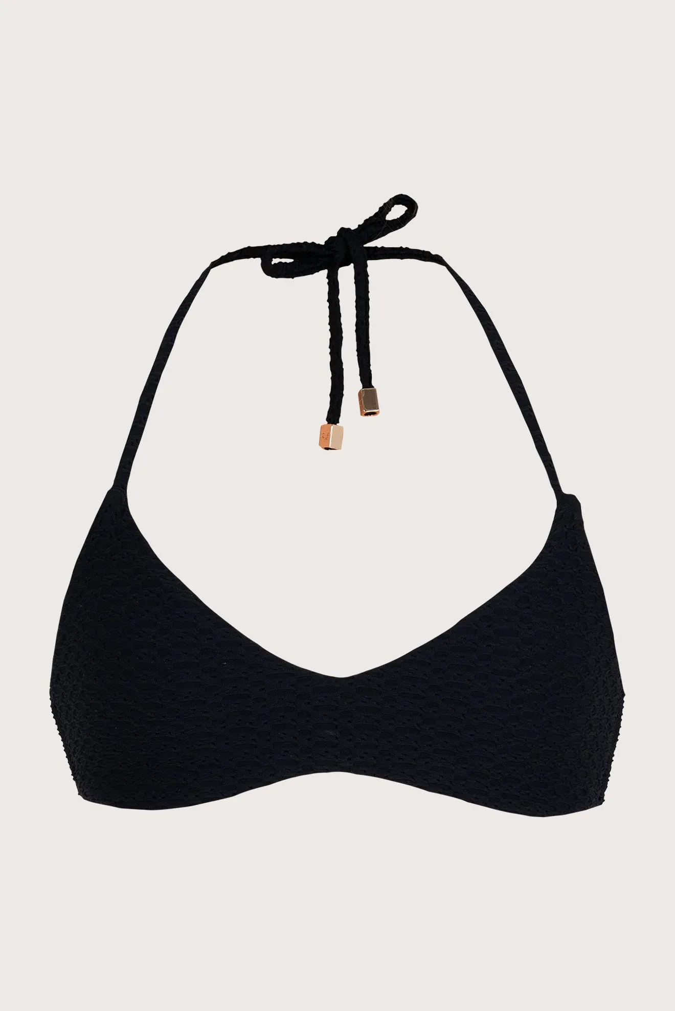 Koloa Triangle Bikini Top Black