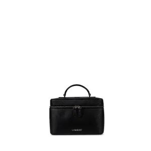 La Bella - Trousse à maquillage en cuir vegan noire