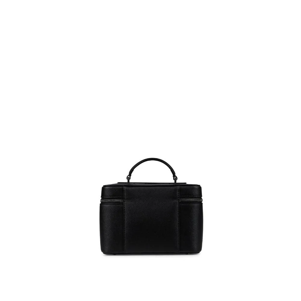 La Bella - Trousse à maquillage en cuir vegan noire