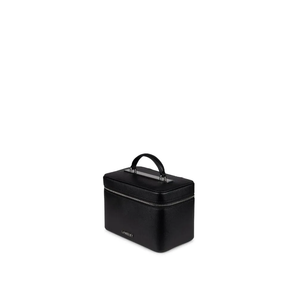 La Bella - Trousse à maquillage en cuir vegan noire