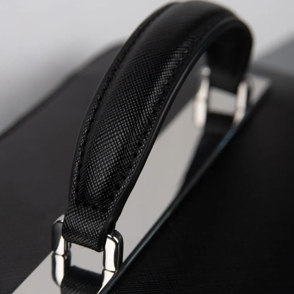 La Bella - Trousse à maquillage en cuir vegan noire