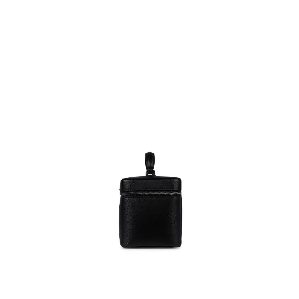 La Bella - Trousse à maquillage en cuir vegan noire