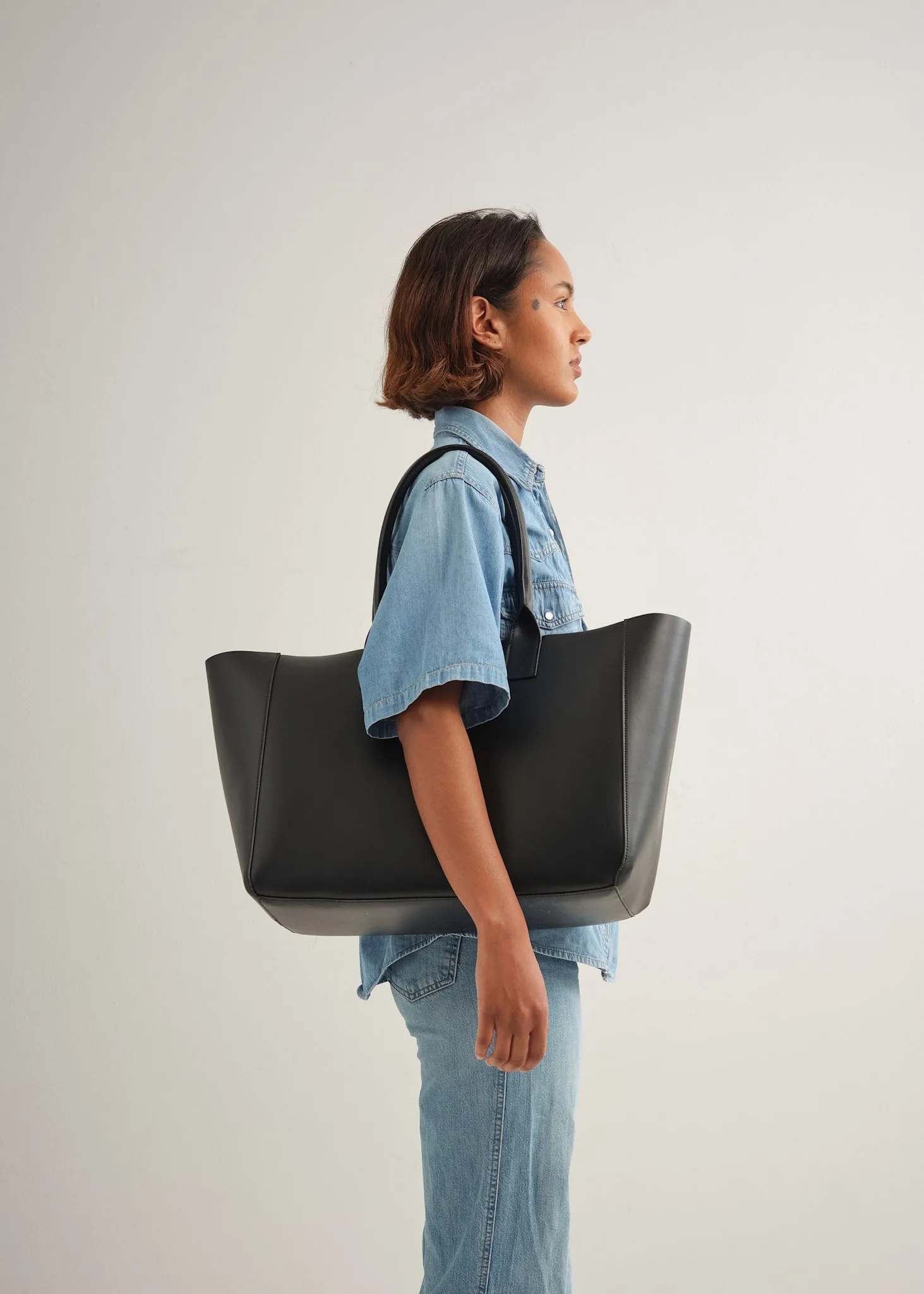 LARGE FILIPPO BAG - BLACK