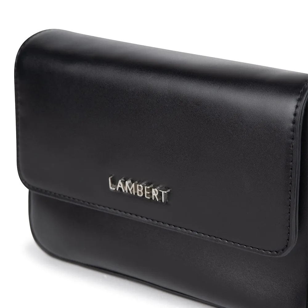 Le Amelie - Sac à main 2-en-1 en cuir vegan noir