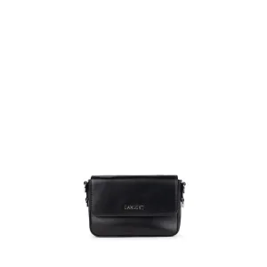 Le Amelie - Sac à main 2-en-1 en cuir vegan noir