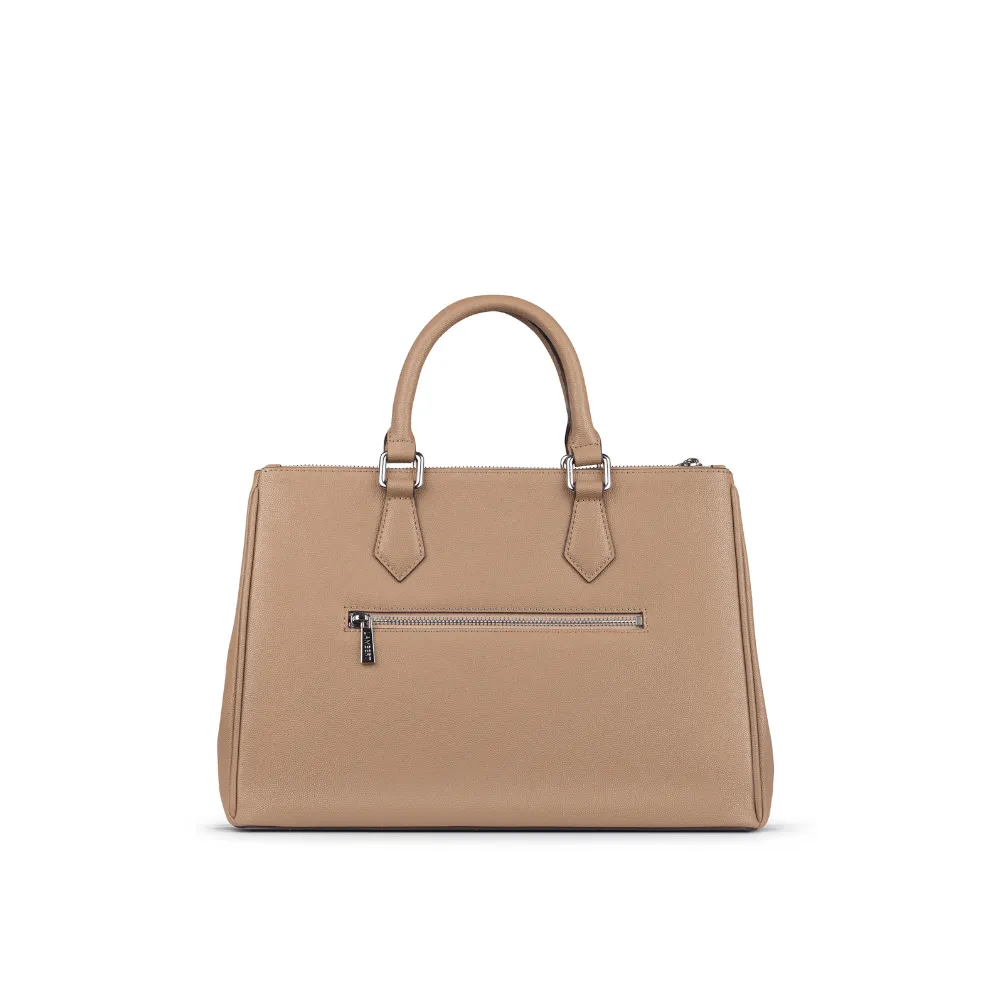 Le Gisele - Sac à main 2-en-1 en cuir vegan suit