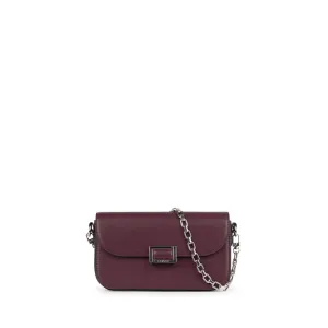 Le Maeve - Sac à main 2-en-1 en cuir vegan cabernet