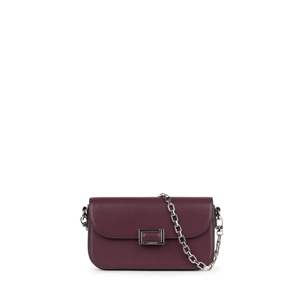 Le Maeve - Sac à main 2-en-1 en cuir vegan cabernet