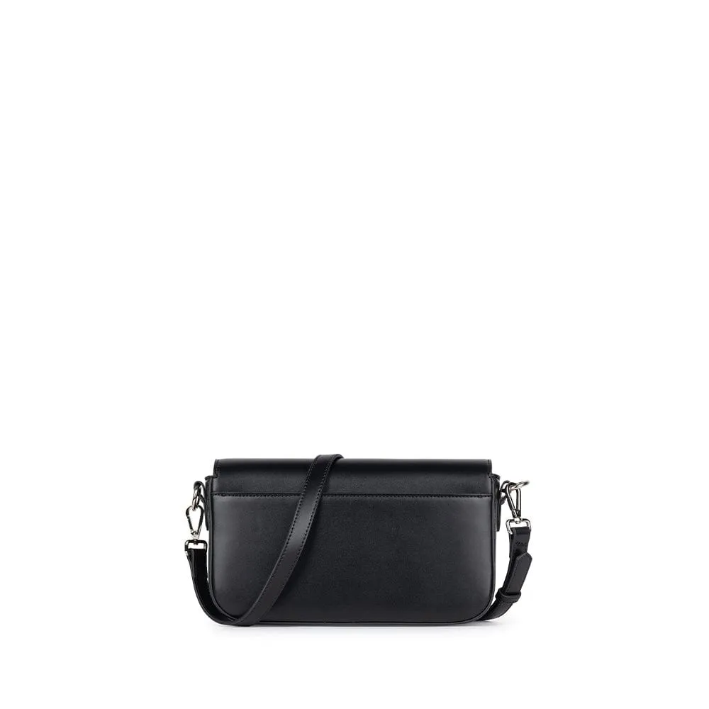 Le Maeve - Sac à main 2-en-1 en cuir vegan noir