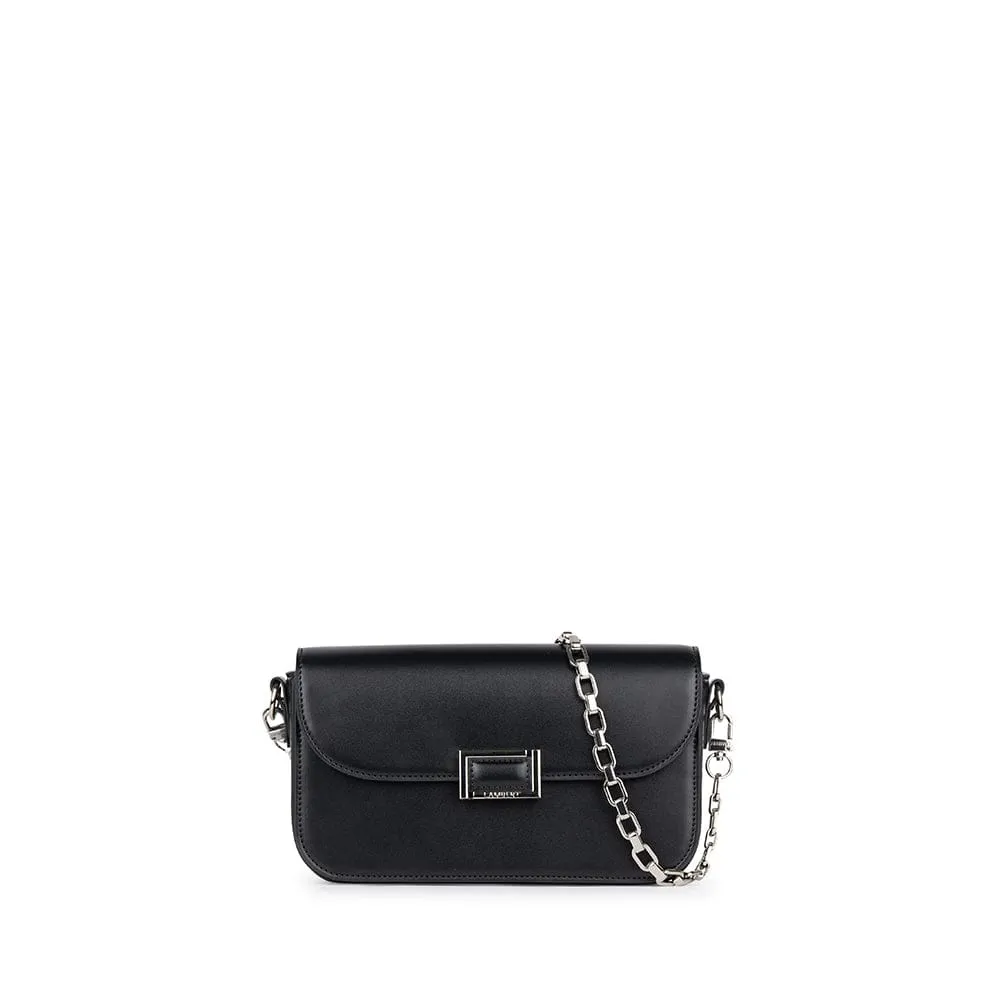 Le Maeve - Sac à main 2-en-1 en cuir vegan noir