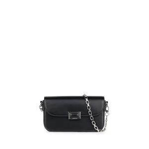 Le Maeve - Sac à main 2-en-1 en cuir vegan noir