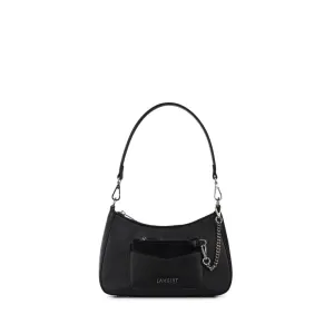 Le Nicole -  Sac à main 2-en-1 en cuir vegan noir