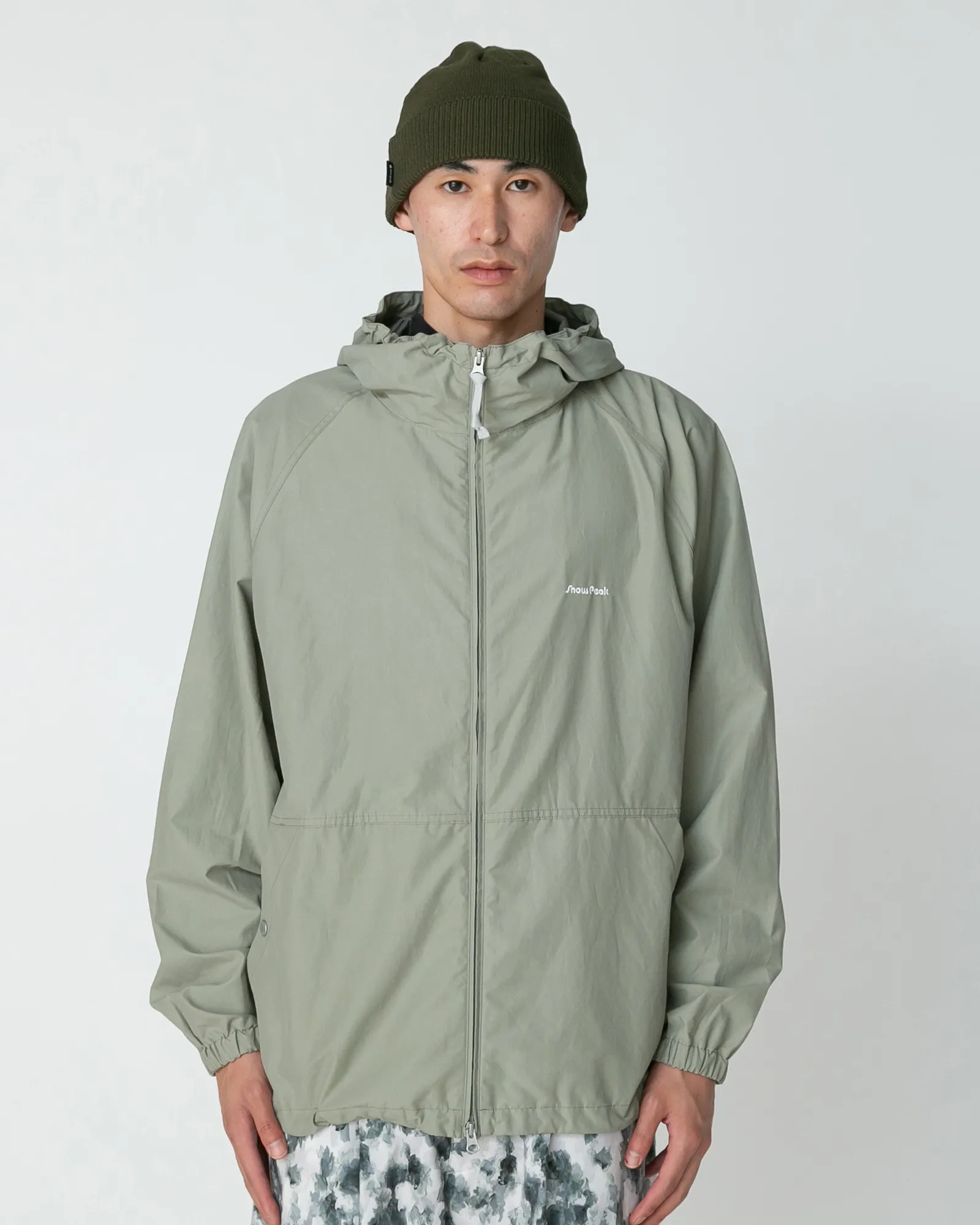 Light Mountain Cloth Zip Up Parka
