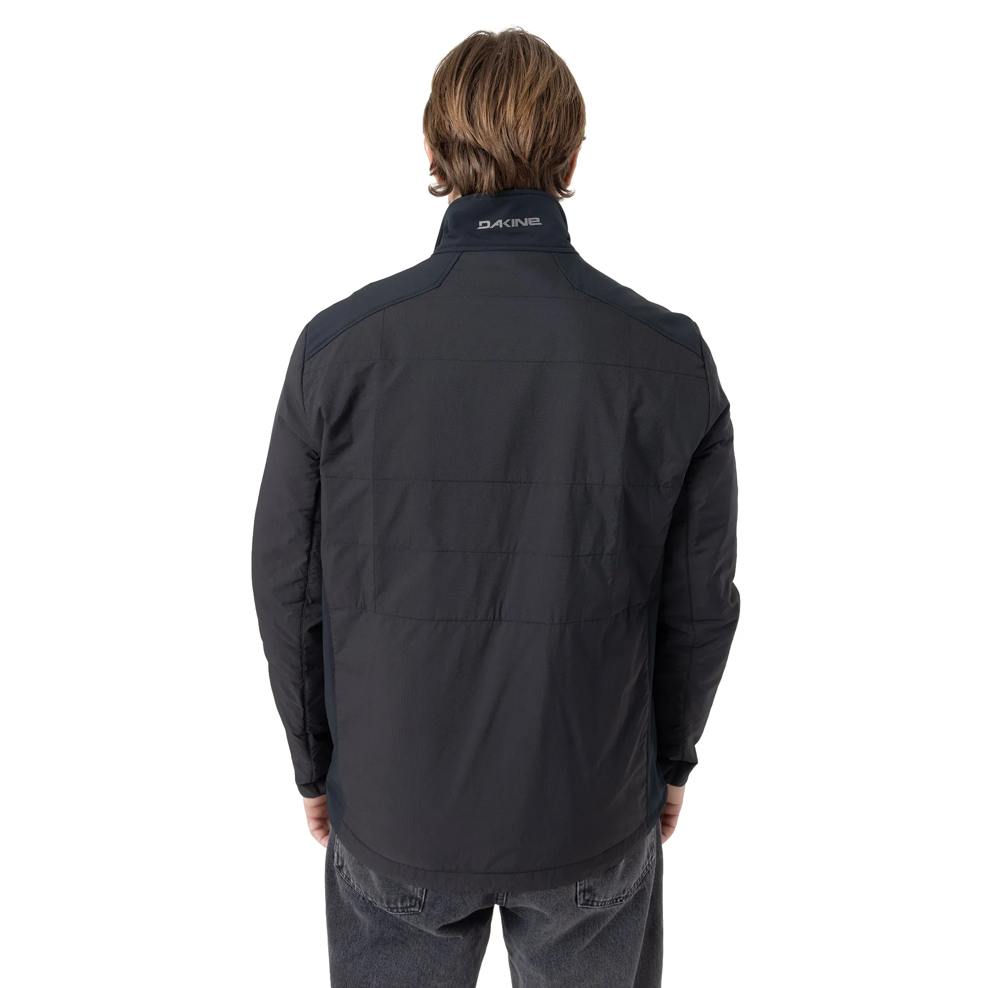 Light Wt. Mixed Media Jacket - Black