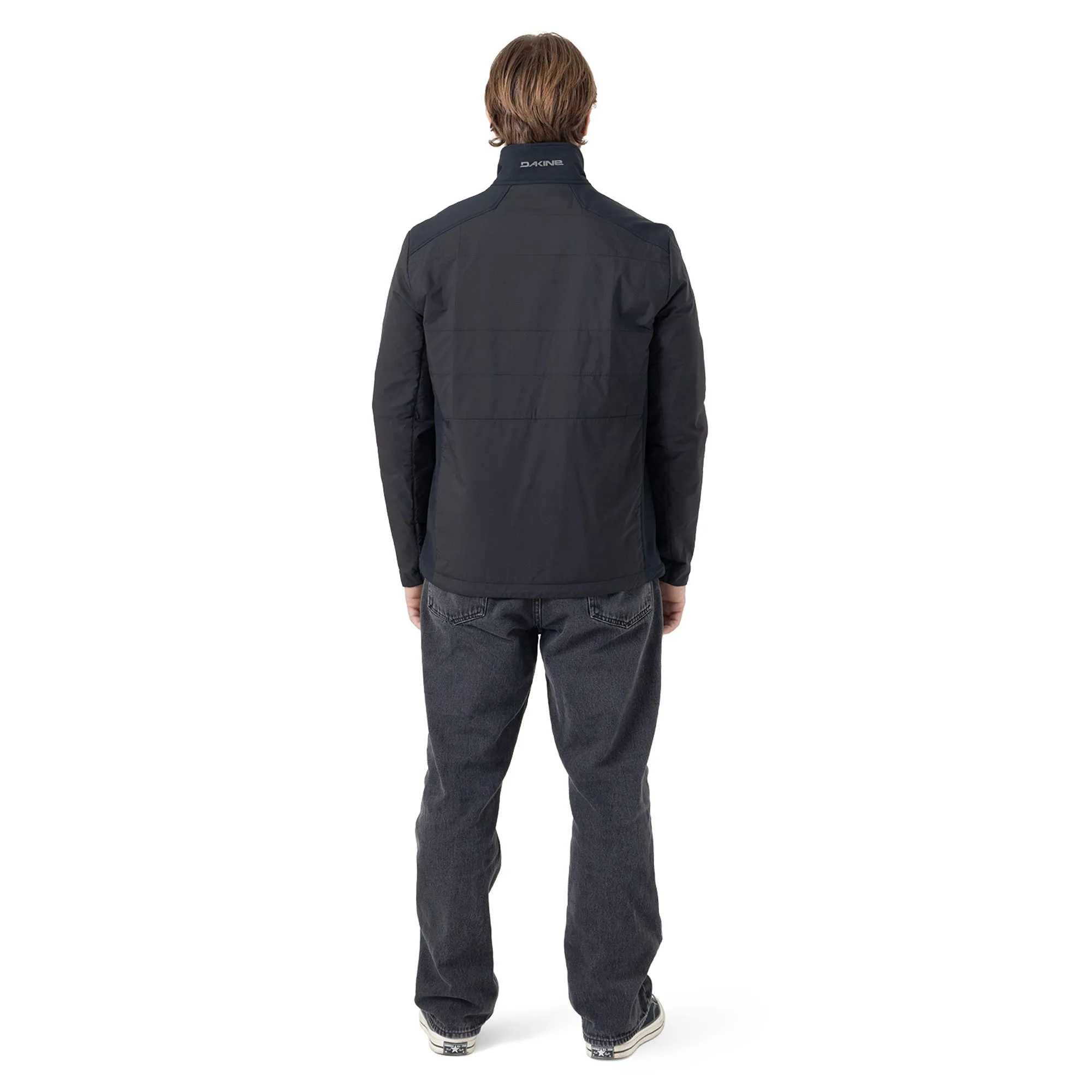Light Wt. Mixed Media Jacket - Black