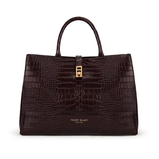 Lola Croco 15 - Dark Brown
