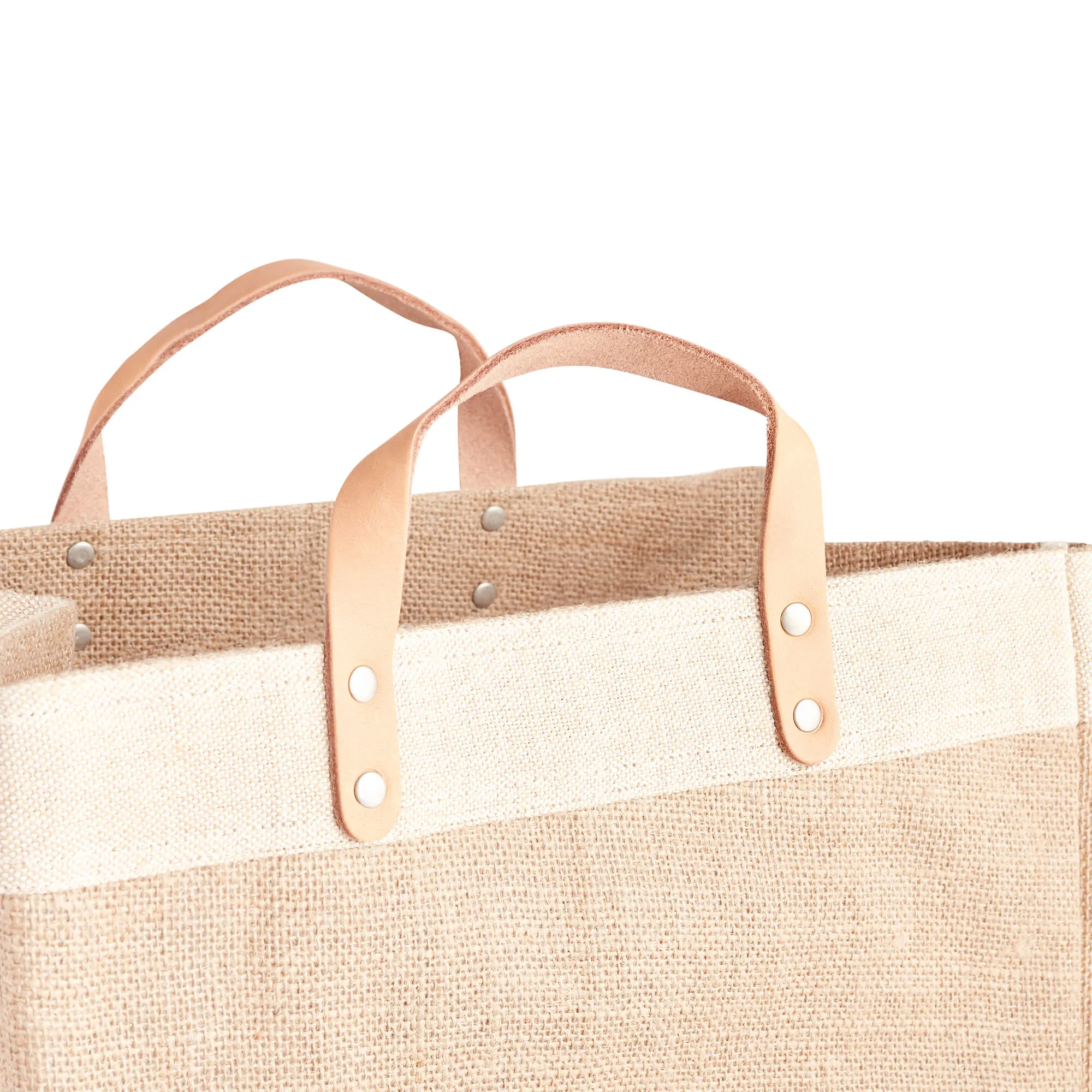 Market Bag in Natural with PICNIC