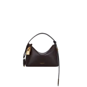 Mini Gold Chocolate Hobo Bag