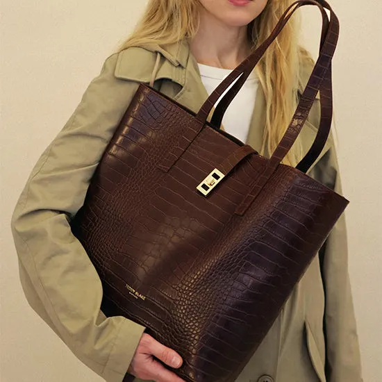 Nina Croco 12 - Brown