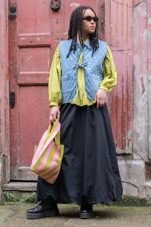 Object Jalda Black Maxi Balloon Skirt