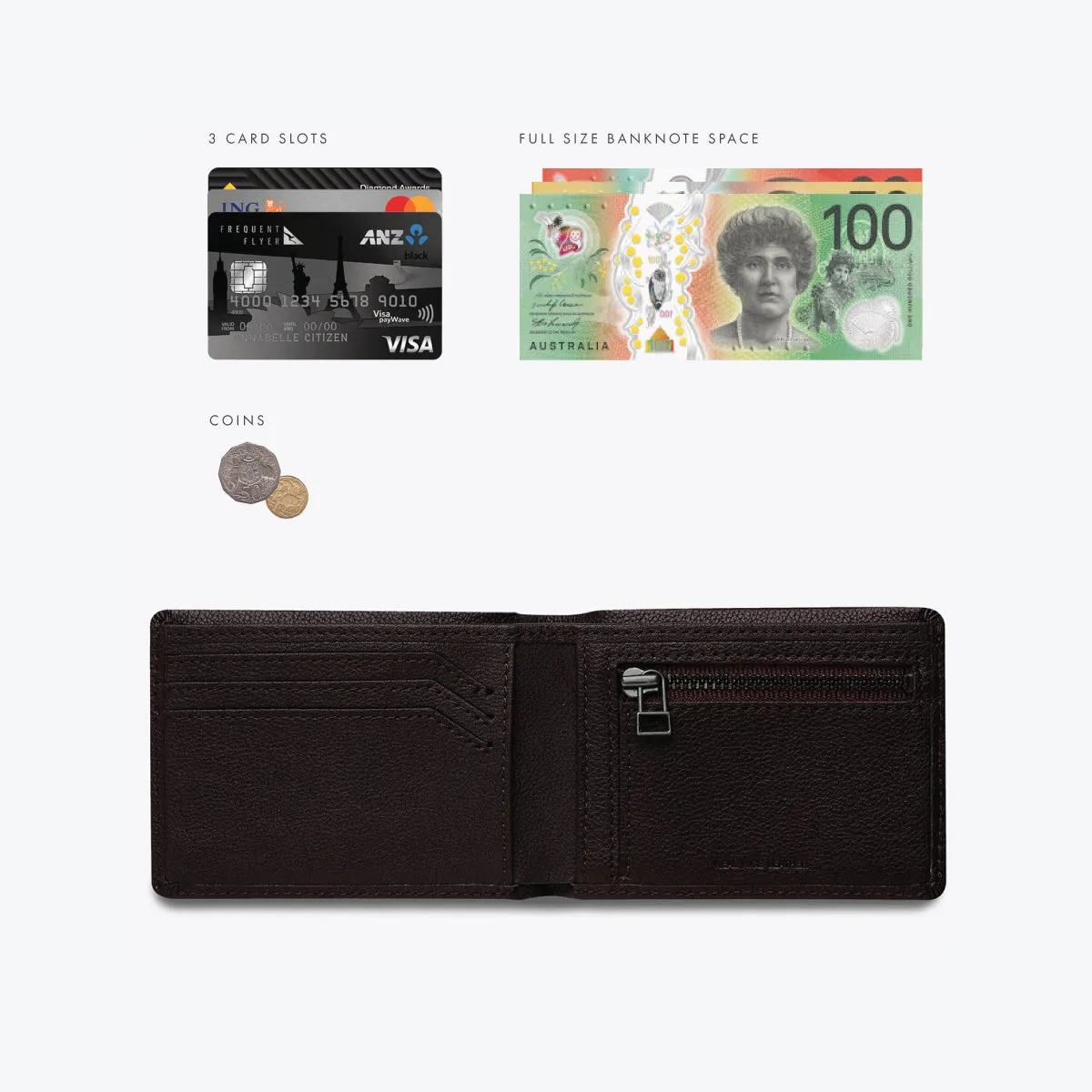 Otis Wallet - Chocolate