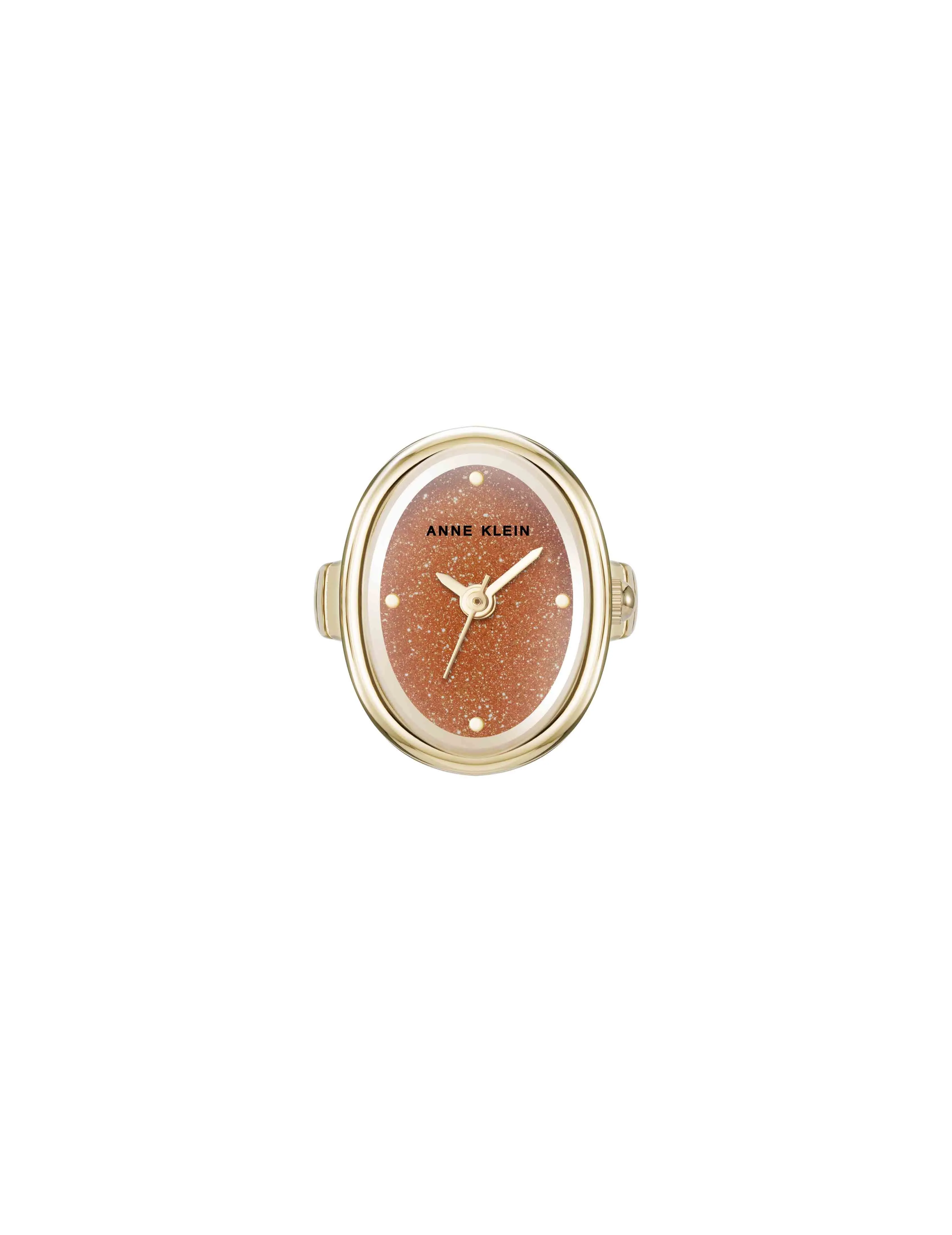 Oval Gemstone Ring Watch