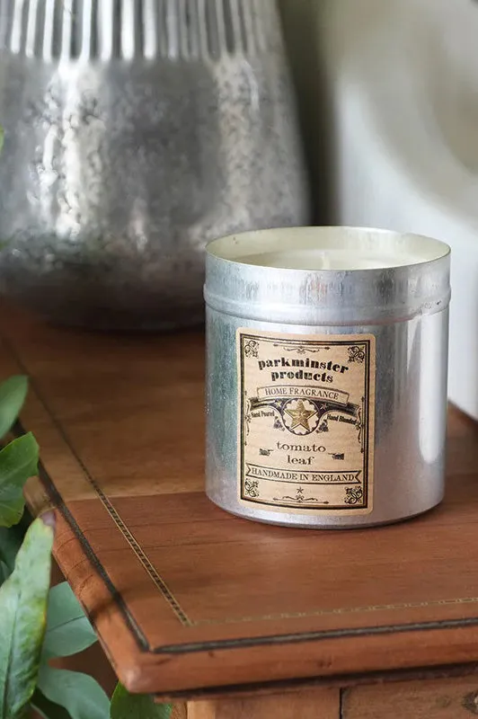 Parkminster Tomato Leaf Tin Candle