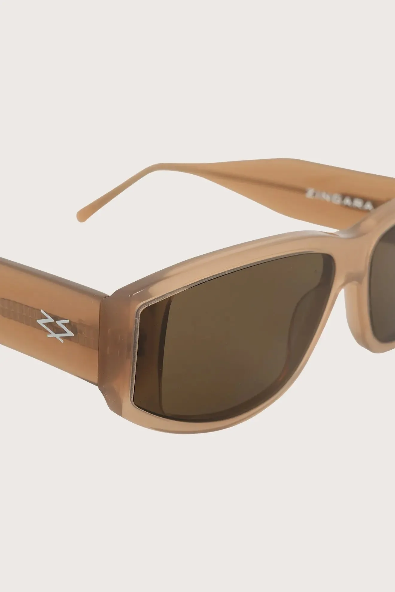 Priest Glasses - Rectangular - Dark Carey