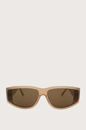Priest Glasses - Rectangular - Dark Carey
