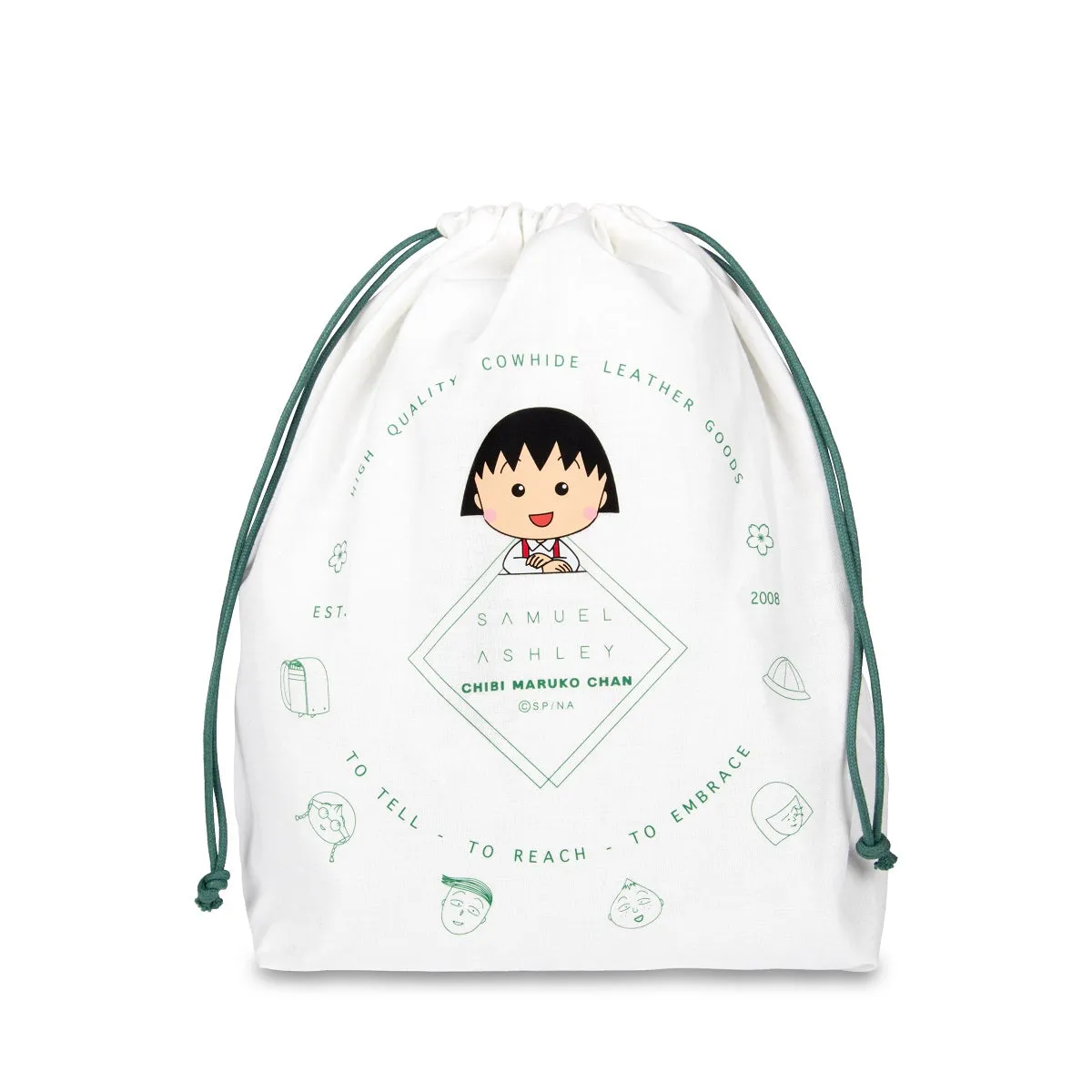 Samuel Ashley x Chibi Maruko Chan Leather Bucket Bag