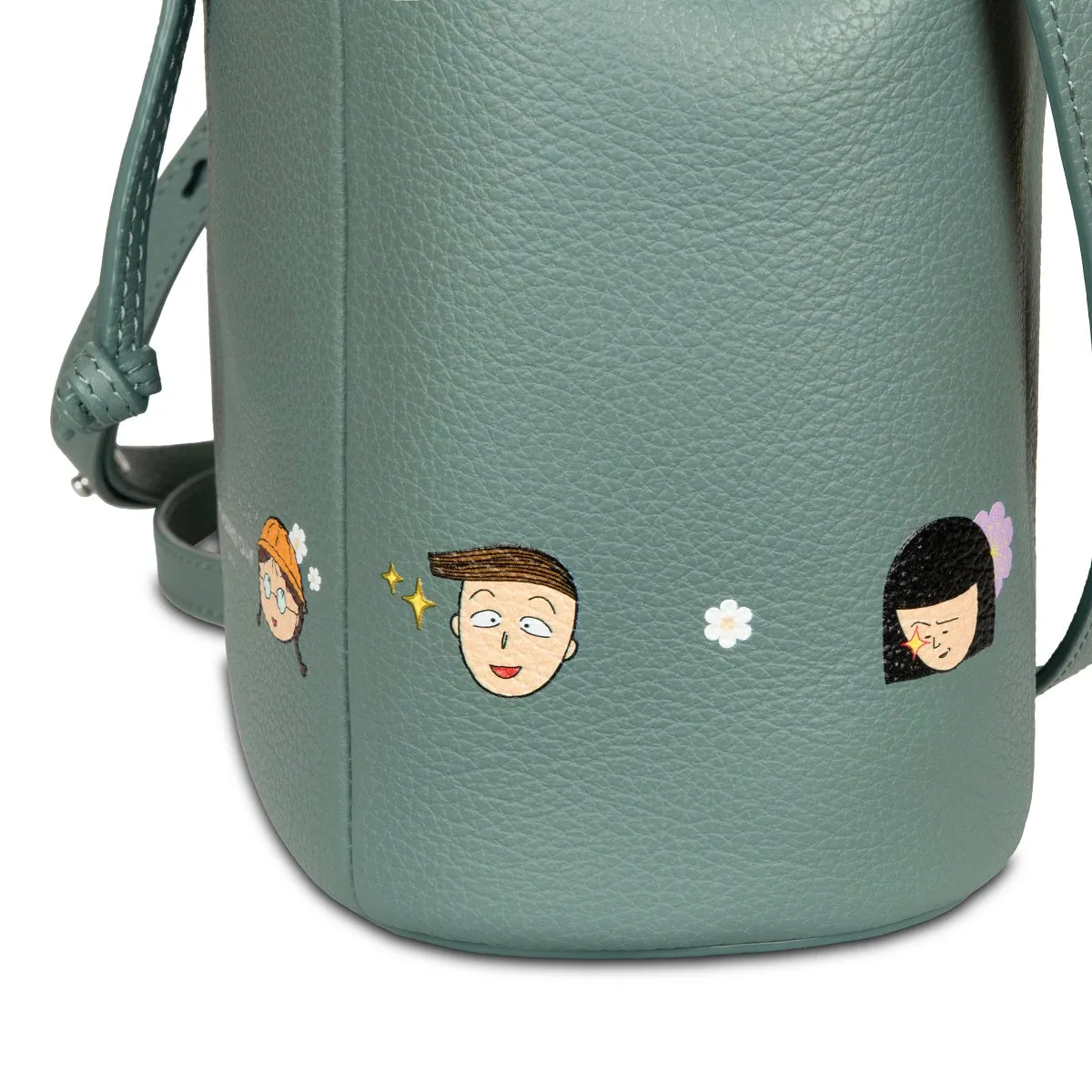 Samuel Ashley x Chibi Maruko Chan Leather Bucket Bag