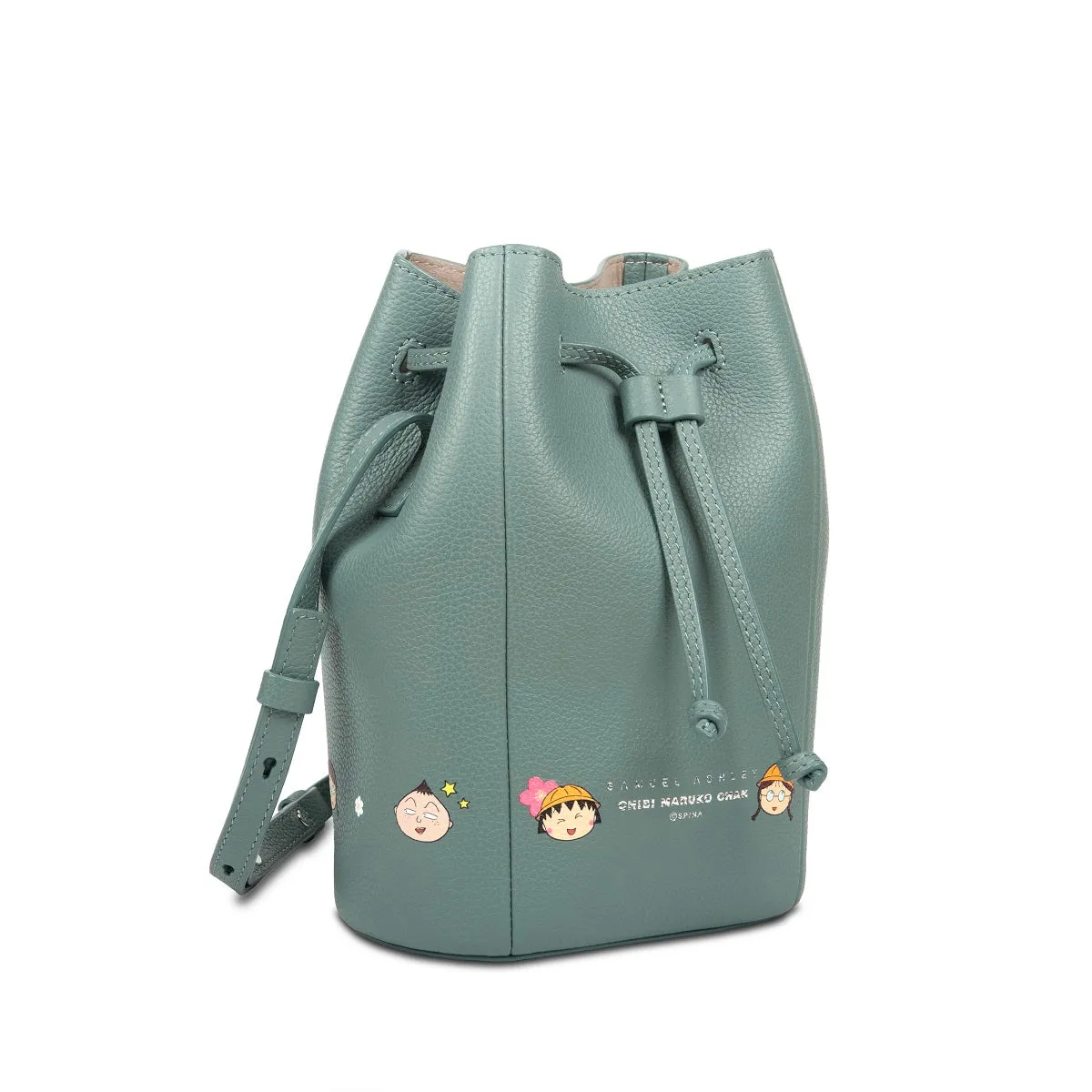 Samuel Ashley x Chibi Maruko Chan Leather Bucket Bag