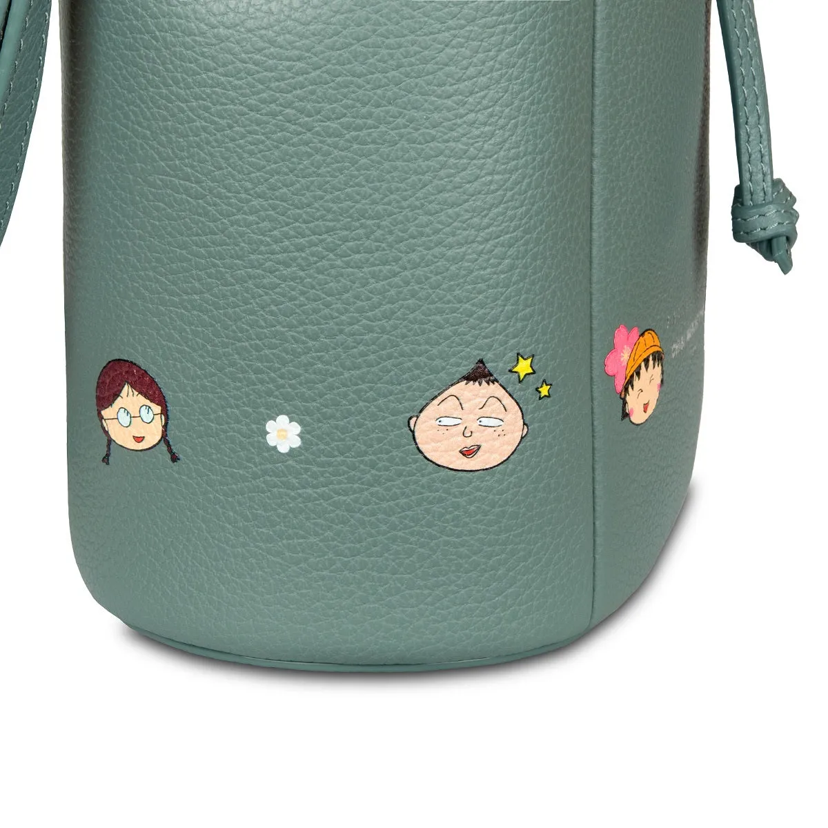 Samuel Ashley x Chibi Maruko Chan Leather Bucket Bag
