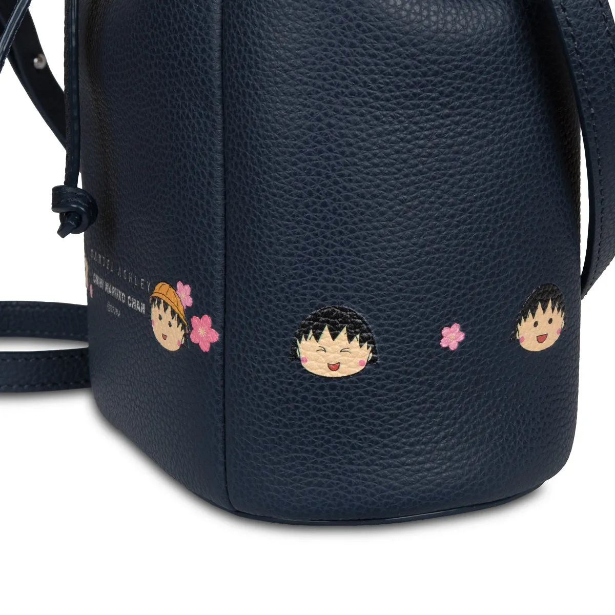 Samuel Ashley x Chibi Maruko Chan Leather Bucket Bag