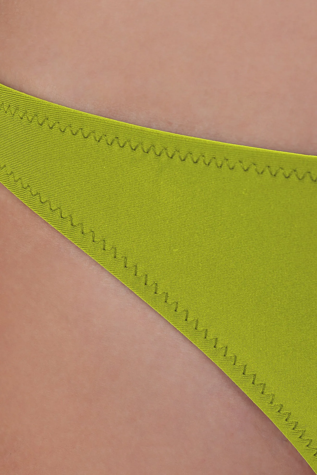 Seam Bikini Bottom Green Lime