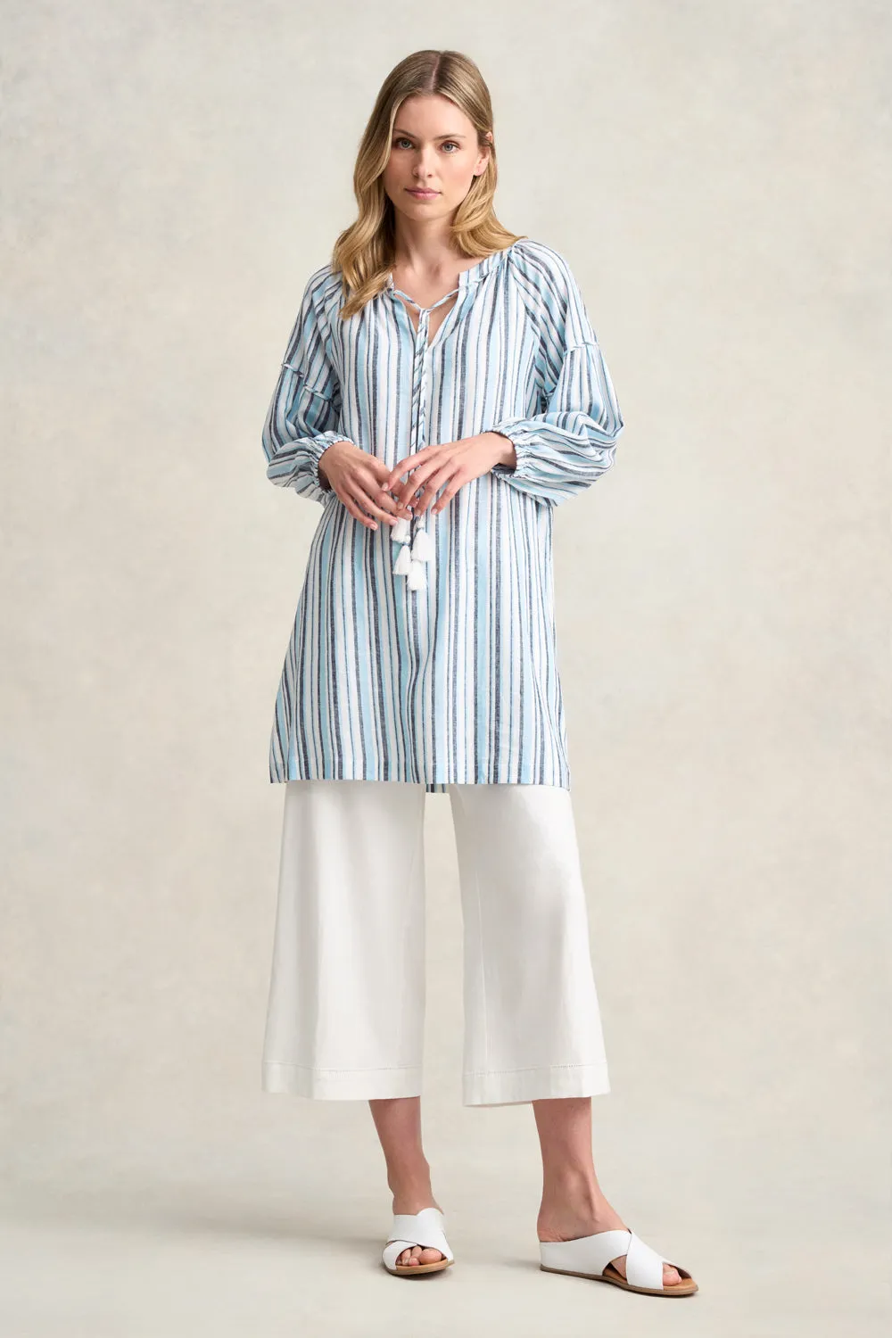 Stripe Kaftan - Blue Multi Stripe