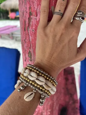 Tidal Gold Shell Bracelet