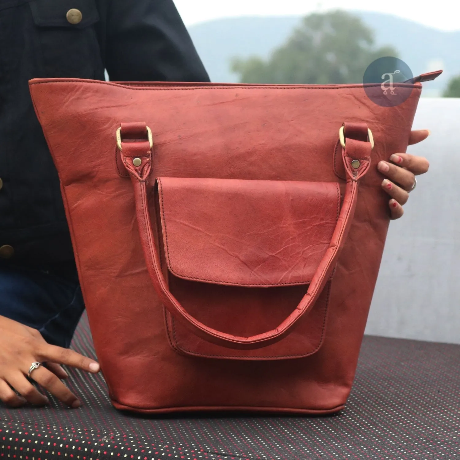 Tote Bag with Zipper
