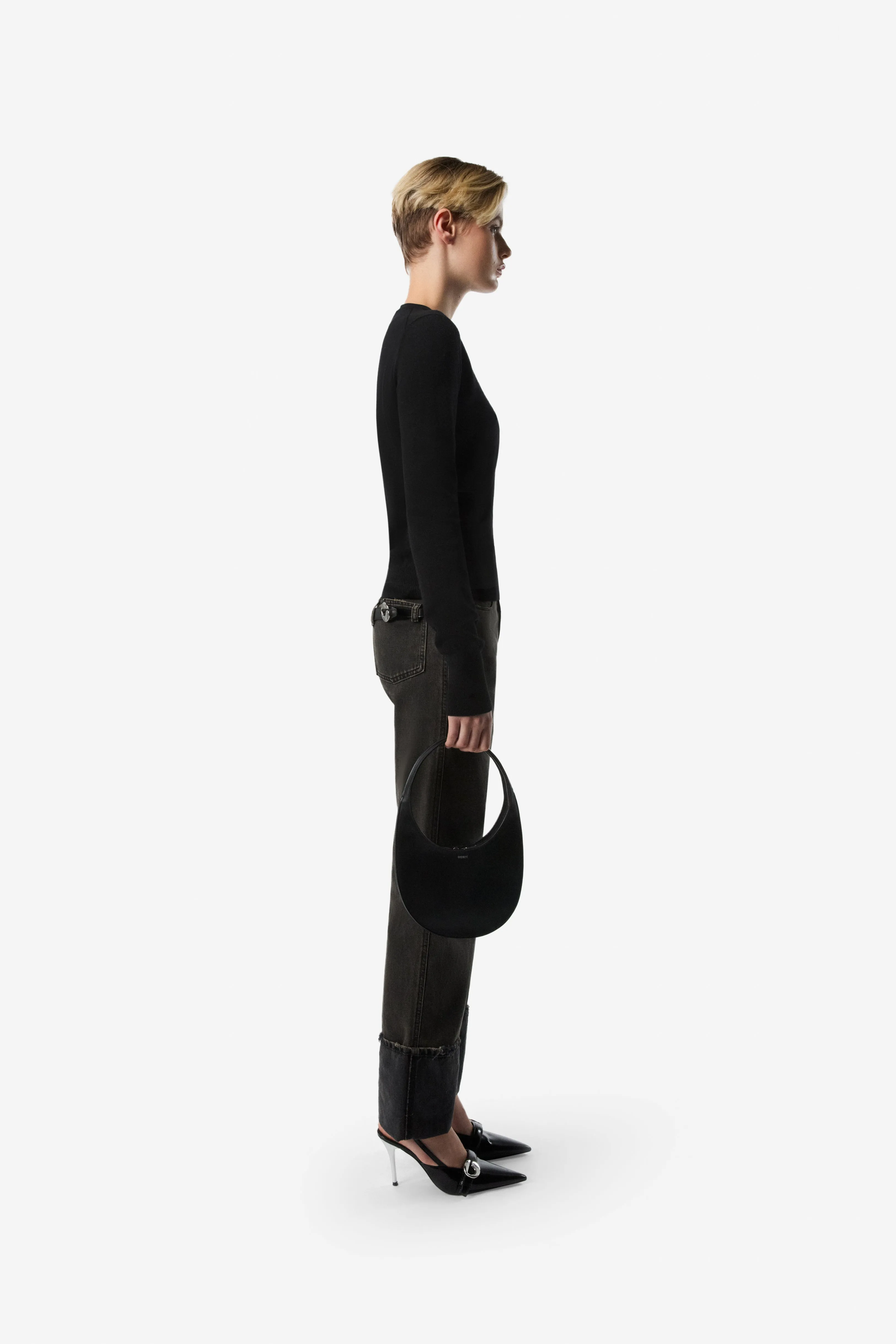 Washing Clip Knit Jumper