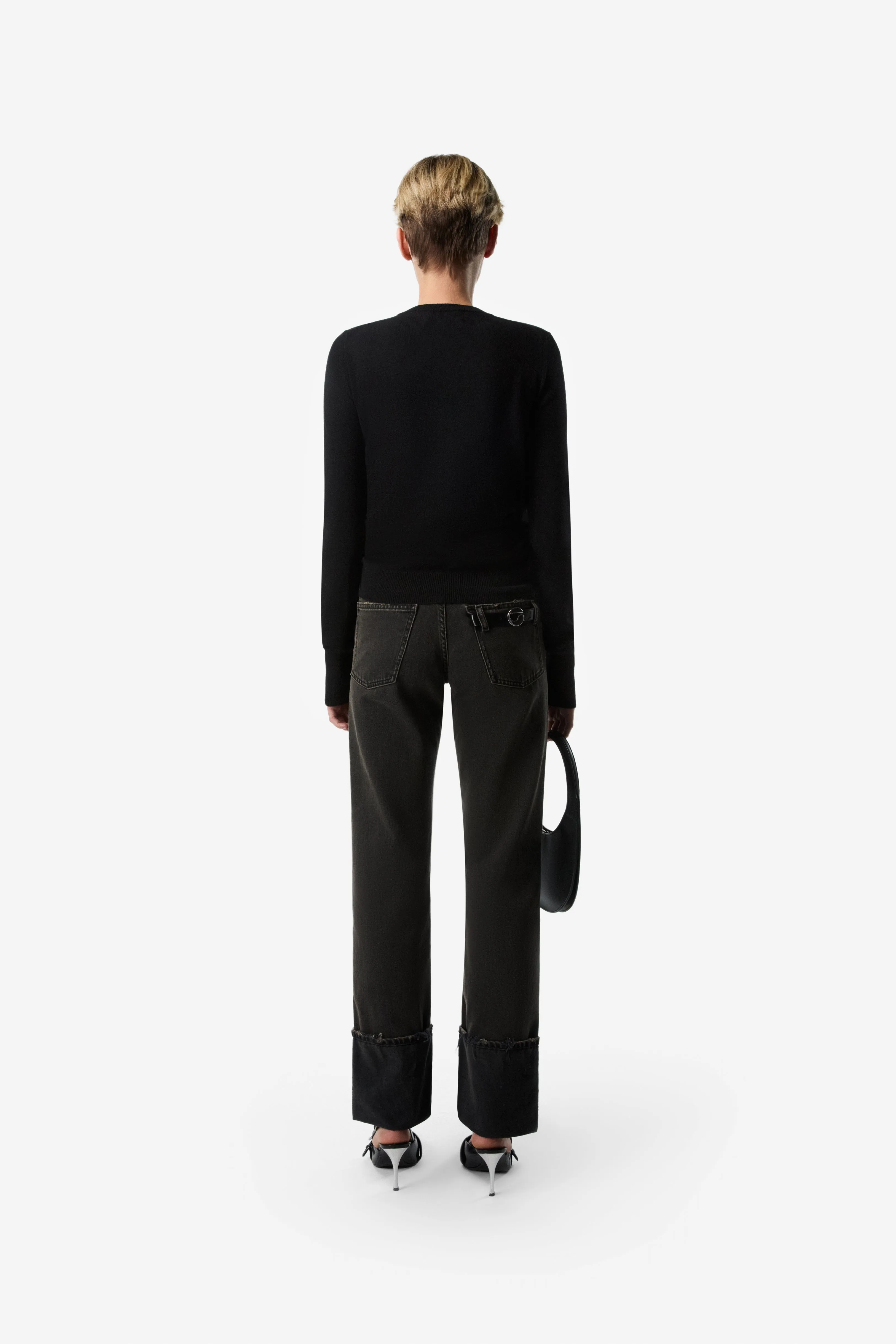 Washing Clip Knit Jumper