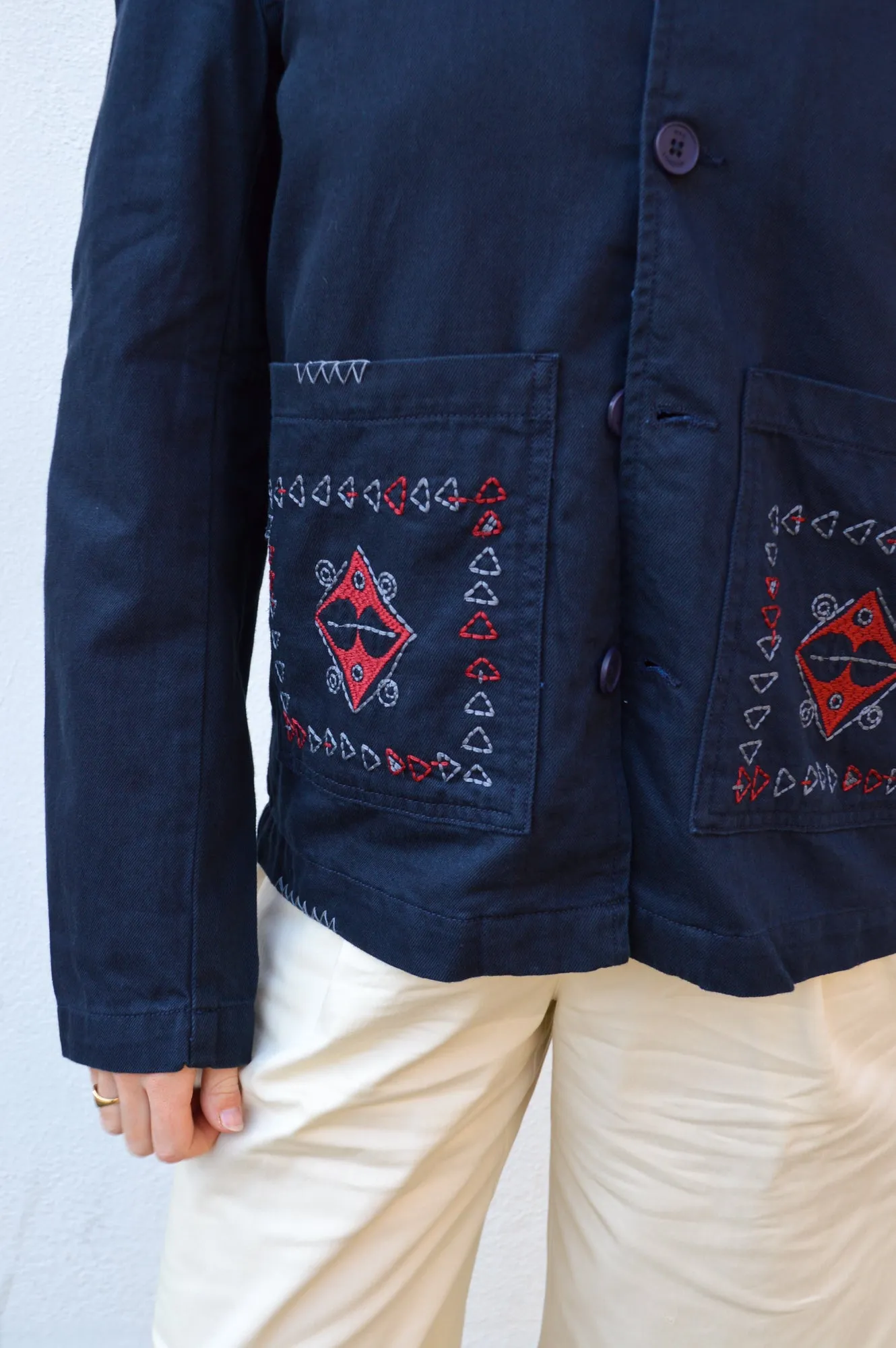 Wax Mews Twill Navy Jacket