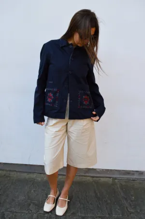 Wax Mews Twill Navy Jacket