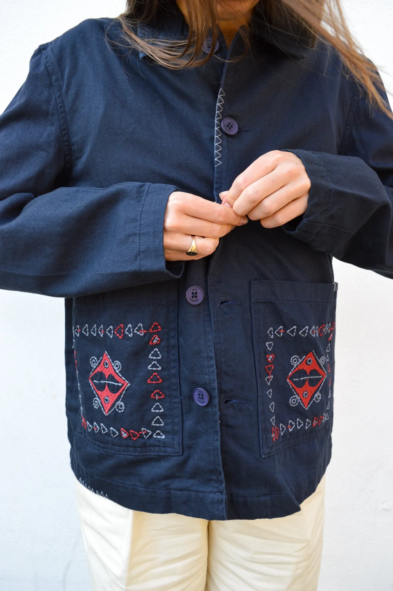Wax Mews Twill Navy Jacket