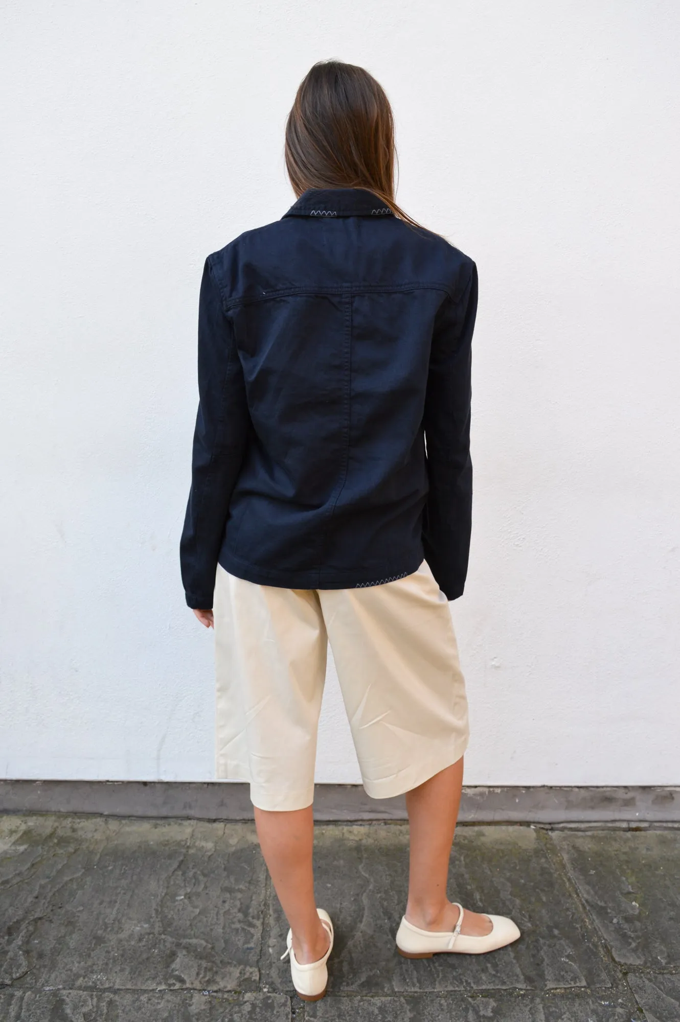 Wax Mews Twill Navy Jacket